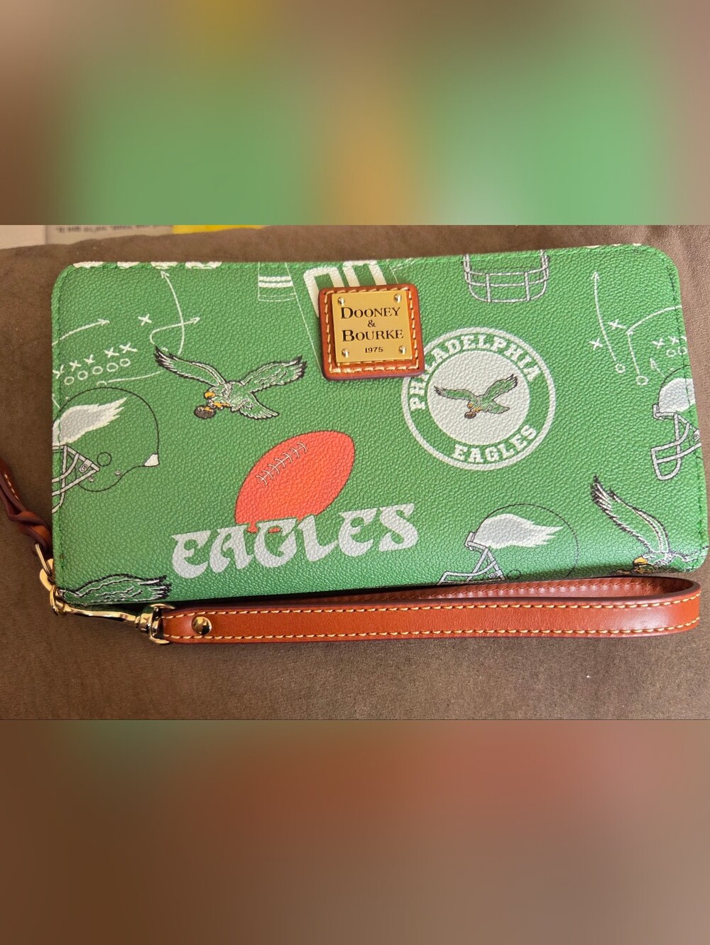 Dooney And Bourke Philadelphia Eagles Wristlet
